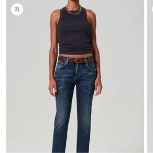 Citizens Of Humanity Emerson mid rise boyfriend crapped jeans, size 29